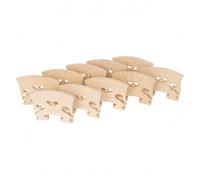 predolo 10 Pieces Maple Violin Bridge Easy to Shape Maple Wood Bridge Good Acoustics & Composition Accessory