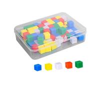 predolo 100 Pack Centimeter Cubes for Child Development, Math Cube Sorting Toys for Classrooms, Elementary, Early Childhood Education