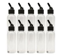 predolo 10Pcs Paint Bottles with Sealing Plugs Lightweight for Artists PP Jar Bottles, 60ml
