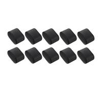 predolo 10x Watch Pillows Jewelry Display Pillows for Bangles Portable Small Watch Holder for Travel Showcase Show Small Business, Black PU Leather
