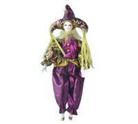 predolo 17.72'' Porcelain Clown Doll Doll Ornament for Birthday Collection Souvenirs
