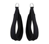 predolo 2 Double Loop D- Straps for Reformer Fitness Pilates Exercise Accessories Ankle, Adults, Padded Handle