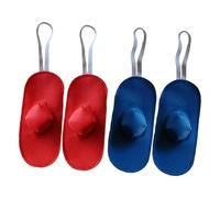 predolo 2 Pairs Gamefowl Leg Guard with Fighting Protection Accessories Portable Design Easy to Wear TPU Material for Care Suitable for Traini