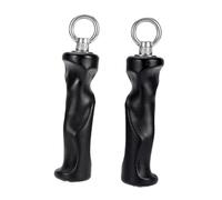 predolo 2 Pieces Pull Up Grips Handles Cable Machine Tricep Handle Exercise Equipment Hand Grips Pulldown Attachment Comfortable PP Material Suitable for Buil, Single Ring