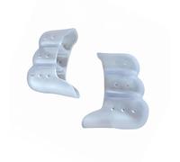 predolo 2 Pieces Three Holes Toe Protectors Sleeves Lightweight Breathable Easy to Clean Pointe Protectors Toe for Commuting