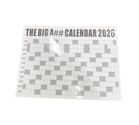 predolo 2026 Wall Calendar Full Year Calendar 365 Day Annual 12 Months Yearly Planner for School Business Gym Study groups Studio, gray