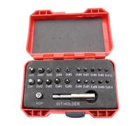 predolo 22-Piece Screw Extractor Set, Bolt Extractor, Heavy Duty Stripped Head Screws, Nuts and Bolts, Easy Removal Kit, Red