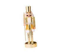 predolo 29.5cm Nutcracker Figure Standing on A Base, Thanksgiving Tabletop Toy Ornament, Fireplace, And, Hold Sword