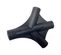 predolo 2x4 Way Tent Pole Connectors, Tent Joints, Outdoor Pole Adapters, Direct Replacement for Heavy-Duty Tent Gazebo Parts, Tent Gazebo Fasteners, 6 Pcs