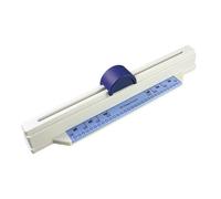 predolo 30 Hole Puncher 5 Sheets Capacity Multifunctional Desk 9.5mm Spacing Hand Pushed Desktop Hole Pouch for DIY Crafts Scrapbook, Blue
