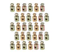 predolo 30 Pieces Cable Nipples Lock Clamps Metal Universal Brake Line Throttle Cable Ends for Go Kart Tractor Motorcycle