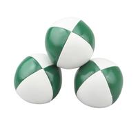 predolo 3x Soft Juggling Balls Toss Ball Toys Durable 63mm/2.48'' Fun Sports Training for Adults Street Show Easter Basket Stuffers, Green White
