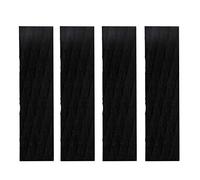 predolo 4-piece Traction Pad Surfboard Bar Grip Shortboard Paddleboard Made of EVA with for A Non-slip Surface for Surfing And Water Sports, Black