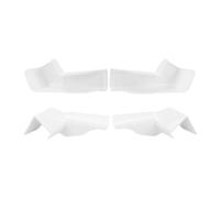 predolo 4 Pieces RV Gutter Extensions for Direct Water from the Roof, 2 Left and 2 Right for Motorhomes, white