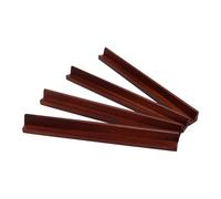 predolo 4 Wooden Mahjong Racks, Lightweight Mahjong Tool Trays, Ideal for Entertainment, Indoor Activities, Vacations, 230x20mm