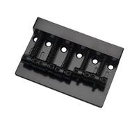 predolo 5-String Bass Fixed Bridge, 16mm, with Zinc Alloy Mounting Wrench, for Instrumental Bass, Black