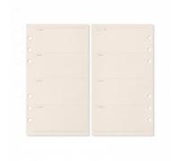 predolo 5x80 Sheets Binder Refill Paper Refillable Notebook Filler Sheets Multiple Formats Available Lined Filler Paper for Planners, Journalers, School, 5 Pcs