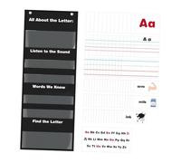 predolo All About Letters Pocket Chart Preschool Writing Alphabet Tracing Learning