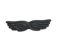predolo Angel Wing Keyboard Wrist Computer Arm Rest AntiSlip Keyboard Accessory Cushion Desk Elbow Pad for Game Dorm Workers, Black