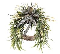 predolo Artificial Leaf Wreath for Front Door, 40cm DIY Wreath, Ideal for Weddings, Fireplaces, Restaurants, Photo Props and
