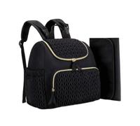 predolo Baby Diaper Bag Baby Diaper Backpack Newborn Bag Baby Essentials Large Tote Bag Travel Diaper Bag, Black