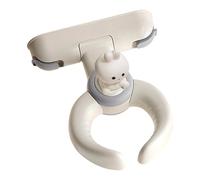 predolo Bath Standing Support with Smooth Handle, Sound Toy, Rotating Stand, and Strong Suction Cup for Kids' Shower Bath Hug, Gray