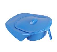 predolo Bedpan for Elderly Firm Thick Smooth Lightweight Comfortable with Lid Heavy Duty Toilet for Nursing Woman Emergency Device