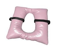 predolo Bedside Commode Seat Cushion Seats Pad Cover PU Leather Universal Toilet Seat Cushion Waterproof for Seniors Elderly Home, Light Pink