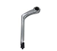 predolo bike Gooseneck Stem Vintage Quill Stem Rust-Resistant for Cyclists, City Bikes, Silver