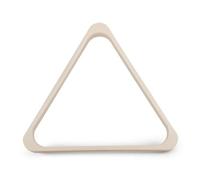 predolo Billiards Triangle Rack Pool Ball Rack Triangle Frame Wood Appearance Rigid Build Tight Formation Professional Look Prep suitable for home recreation, White 5.72MM