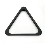 predolo Billiards Triangle Rack Pool Ball Rack Triangle Frame Wood Appearance Rigid Build Tight Formation Professional Look Prep suitable for home recreation, Black 5.72MM
