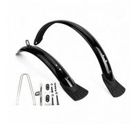 predolo Black Mudguard Pair Engineering Full-Coverage Bike Fenders Water Protection Front and Rear Fenders, 20 Inch Mudguard