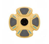 predolo Boxing Machine Built-in Speaker Smart Boxing Easy Installation Electronic Reaction Target for Home Gym, Yellow