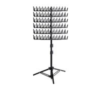 predolo Braiding Hair Rack Standing,Standing Braid Rack,144 Pegs Double Sided Standing,Hair Stand for Braiders Hairstylists, black