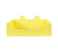 predolo Cat Litter Box, Kitten Toilet, Open Tray, Small Animal Toilet, Yellow