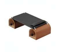 predolo Cat Tunnel Bed Padded Tunnel Hammock Bed Comfortable Cat Hammock with Wooden Base for Cozy Corners, Black