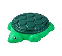 predolo Children Tray Activity Table with Raised for Sand Building and Ball Play in Classroom, Green