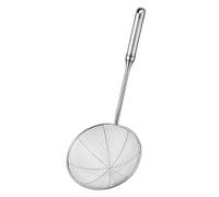 predolo Colander Ladle, Skimmer Spoon, for Frying in The Kitchen, Professional Kitchen Tool, Multifunctional Stainless Steel Colander Spoon