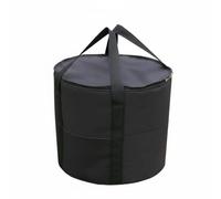 predolo Cookware Organizer Bag Padded Protection Camping Storage Pocket Large Capacity Outdoor Tote for Campers, 35x35cm