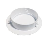 predolo Cover Plate for Ceiling Openings, White Cover for Recessed Lights, Seal for Air Conditioning Openings in The Ceiling, 125 to 155 Hole