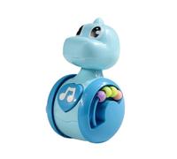 predolo Crawling Toy Dinosaur Swing, Portable, Sensory And Educational, Ideal for The Development of Boys And Girls, Blue