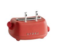 predolo Decorative Tissue Box Cover, Minimalist Tissue Paper Holder for Living Room, Kitchen Countertop, Red