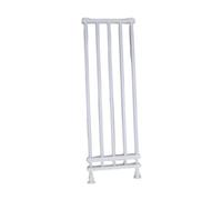 predolo Dog Barrier for Indoor Step Through Design Room Divider for Stairs And Doorways, White, Width 75 to 135cm