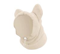 predolo Dog Hood Warm Hat, Winter Dog Hat, Thickened Neck Warmer Scarf Ears Hoodie, Hat Head Wrap, Adjustable Soft Windproof Hooded Pet Ear Muffs, Noise Protection for Calm and Sleep for Your Pets, L
