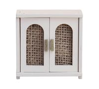 predolo Dollhouse Miniature Furniture Model in 1:12 Scale, Cabinet, Handmade Wooden Dollhouse Decoration, Photo Prop for The Shop, Beige