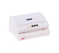 predolo Dollhouse Printer, Micro-scene Prop, Role-playing Toy, Miniature Printer, Mini Office Supplies, White