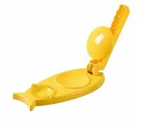 predolo Dumpling Wrapper Press and Form Food-Grade PP Material Manual Dumpling Wrapper Tool Easy to Use Ravioli Maker Tool for Beginners, Kids, Home, Yellow