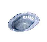 predolo Elderly Sitz Bath, Women's Bidet, Portable Hip Bath with Different Size Toilet Edge Drainage Holes, Blue