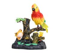 predolo Electronic Birds Toy Talking Sound Control Toy Talking Parrot Electric Desk Pet for Room