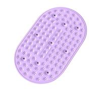 predolo Ergonomic Silicone Multipurpose Acupressure Mat for Feet, Portable, for Outdoor Use, Desks, Workshops, and Gardens, Purple